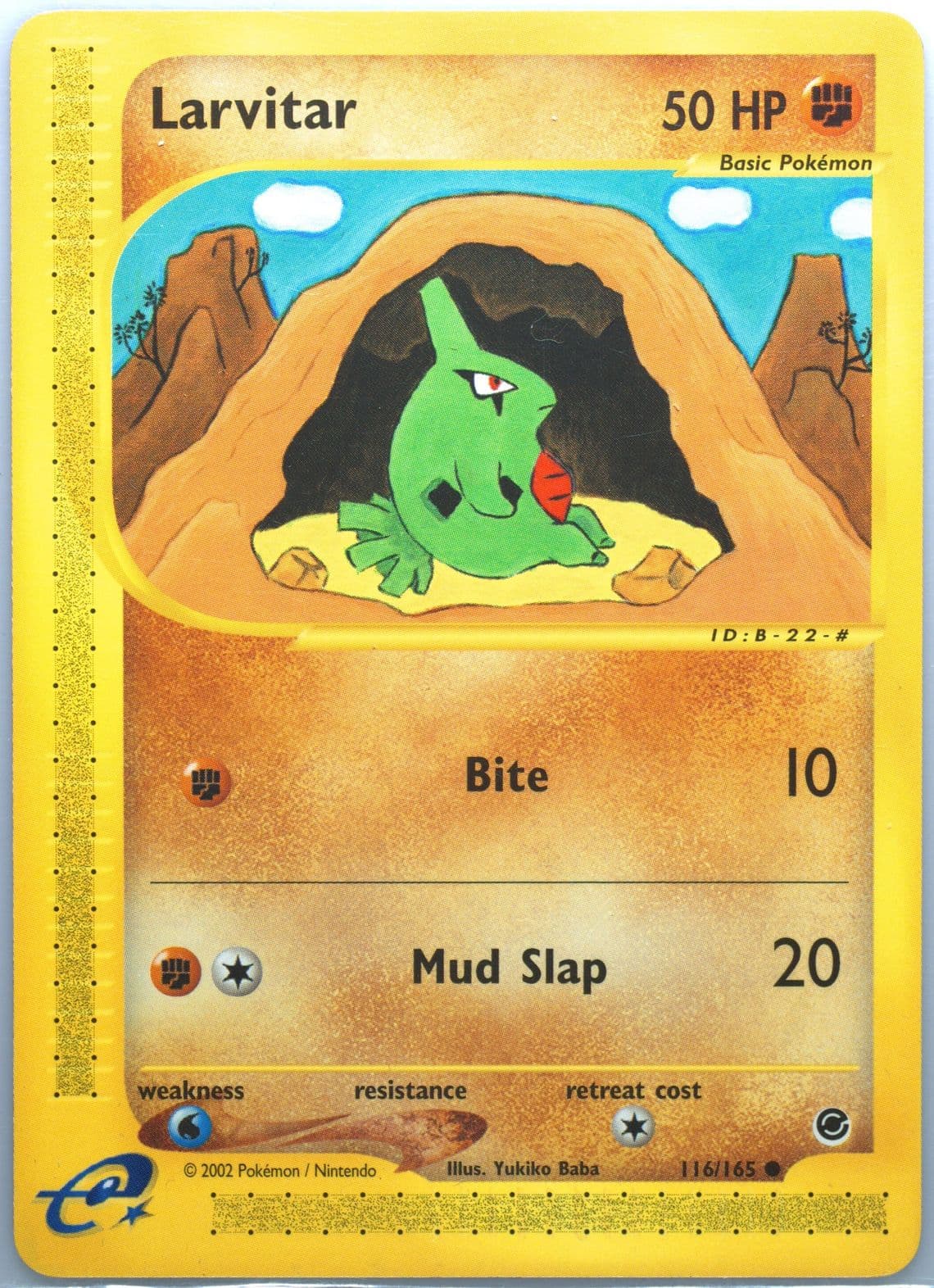 Larvitar (116) 2002 Pokemon Expedition