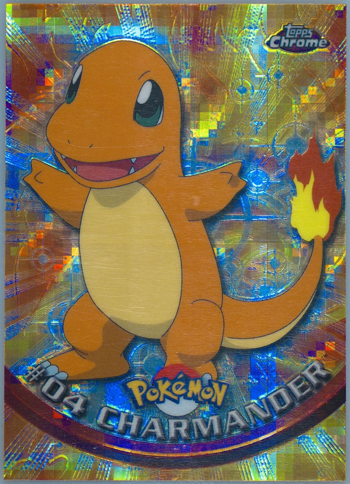 Charmander Tekno (4) 2000 Topps Chrome Pokemon T.V.
