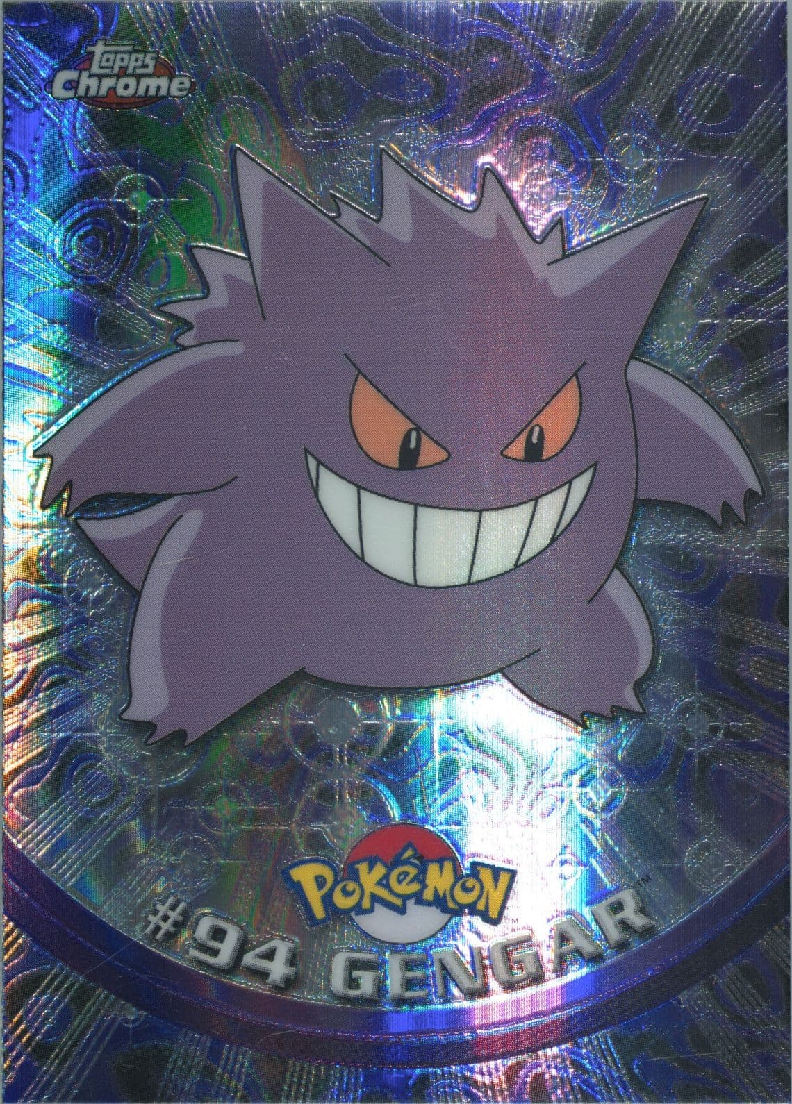 Gengar Spectra (94) 2000 Topps Chrome Pokemon T.V.