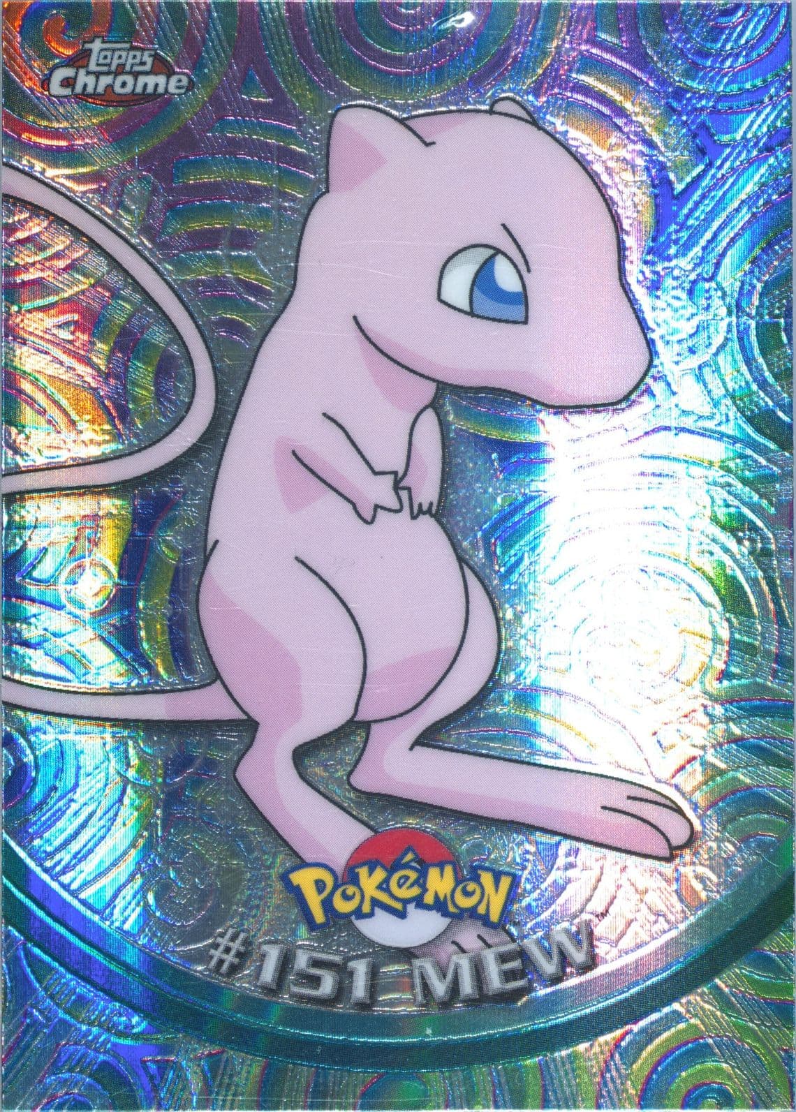 Mew Spectra (151) 2000 Topps Chrome Pokemon T.V.