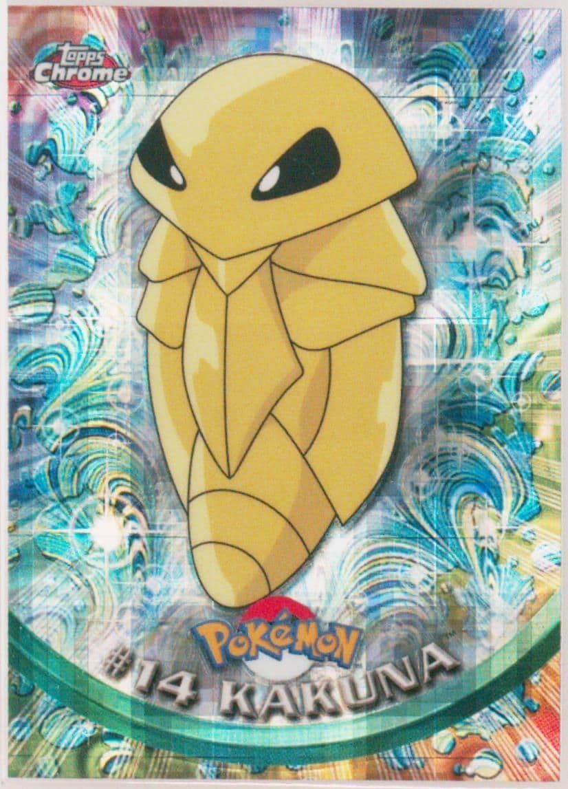 Kakuna Tekno (14) 2000 Topps Chrome Pokemon T.V.
