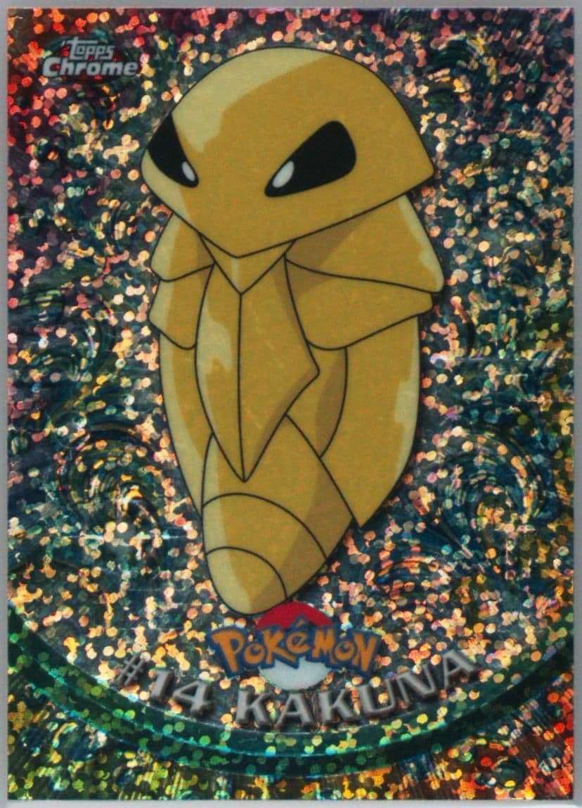 Kakuna Sparkle (14) 2000 Topps Chrome Pokemon T.V.