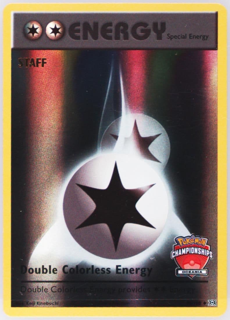 Double Colorless Energy Reverse Foil-Oceania Championship Staff (90) 2016 Pokemon XY Evolutions
