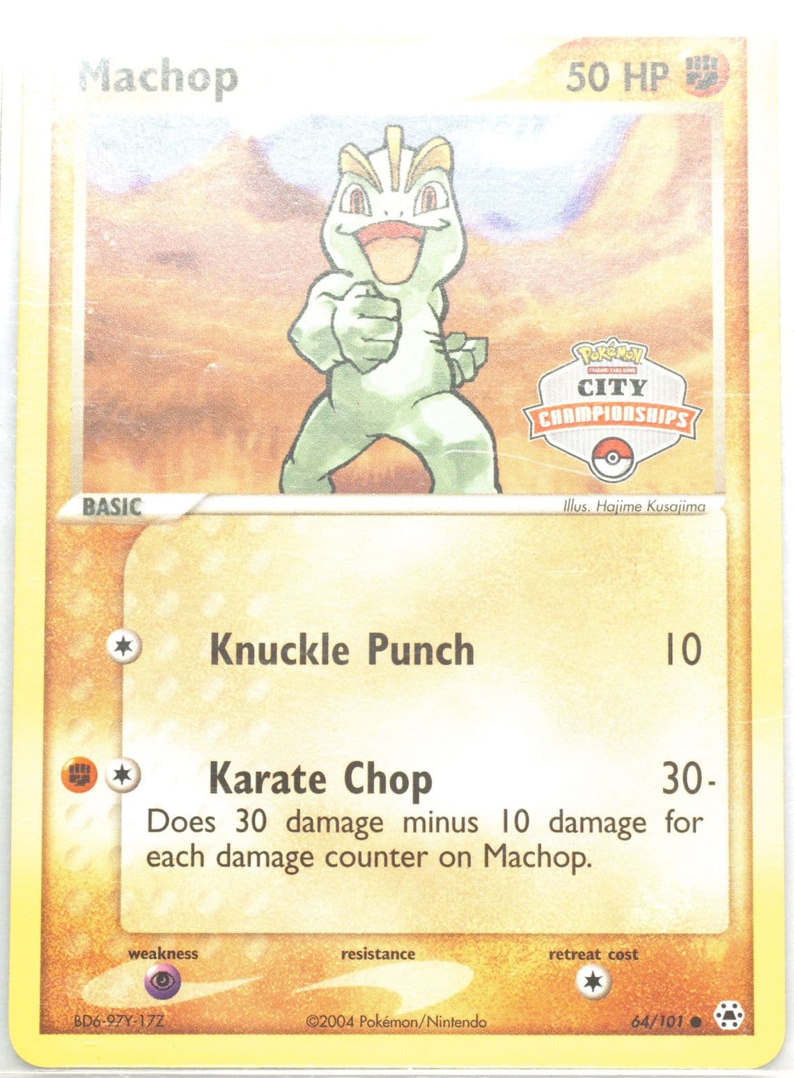 Machop City Championships (64) 2004 Pokemon EX Hidden Legends
