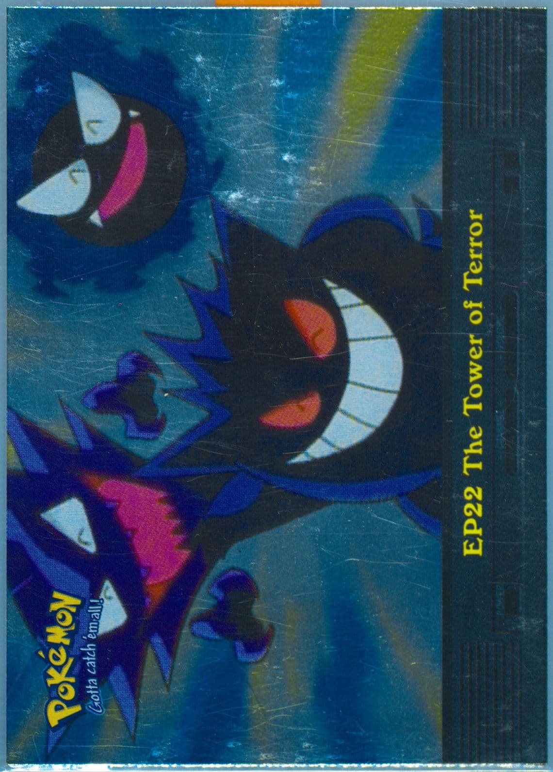 The Tower of Terror Foil (EP22) 2000 Topps Pokemon TV Animation Series 2 Episode Cards