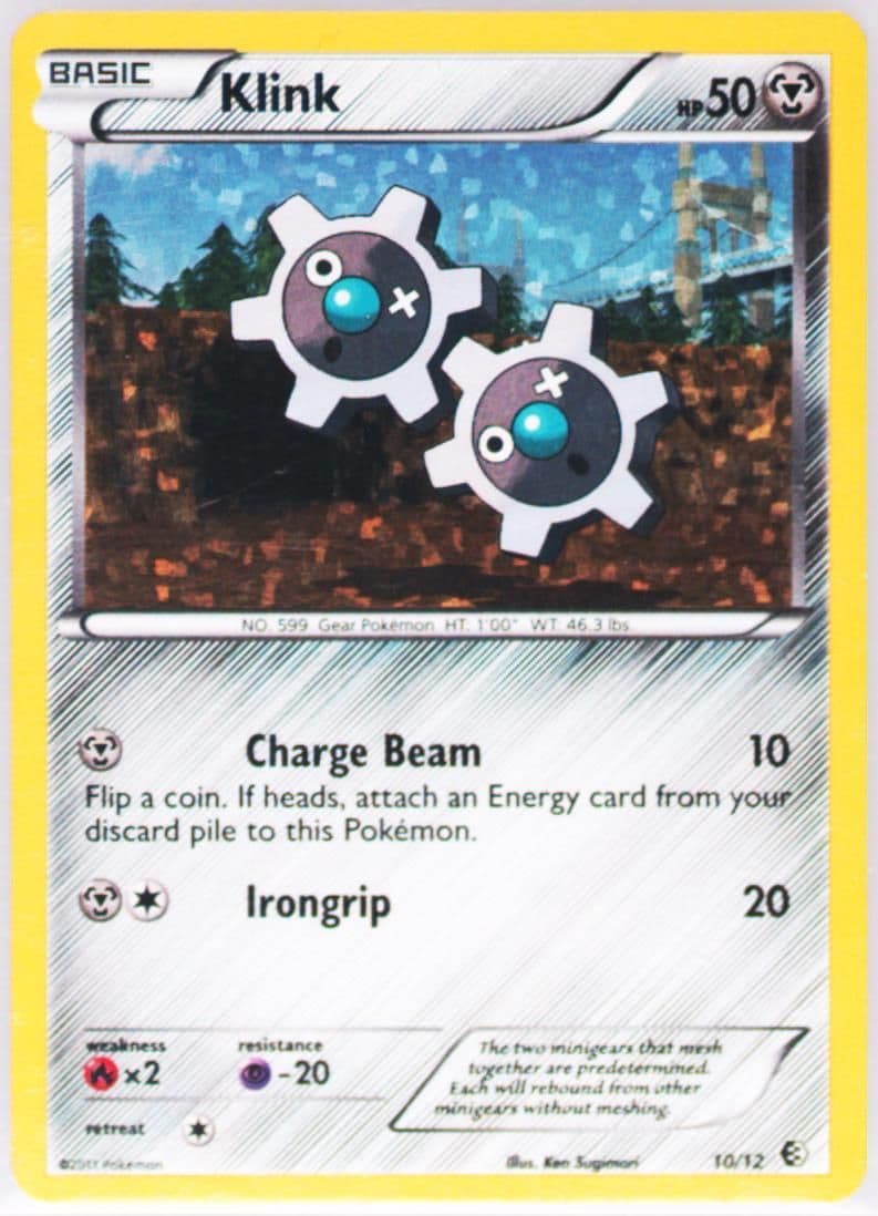 Klink-Holo (10) 2011 Pokemon McDonalds Collection