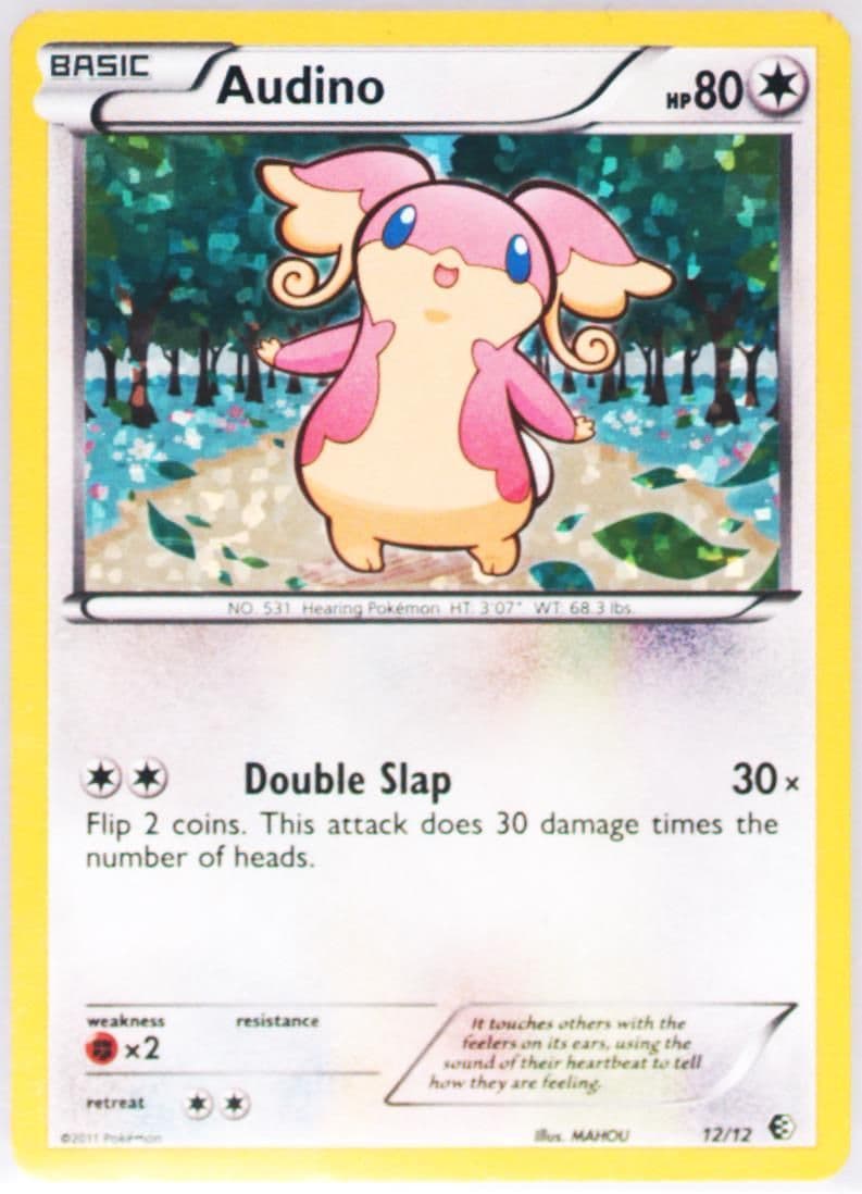Audino-Holo (12) 2011 Pokemon McDonalds Collection