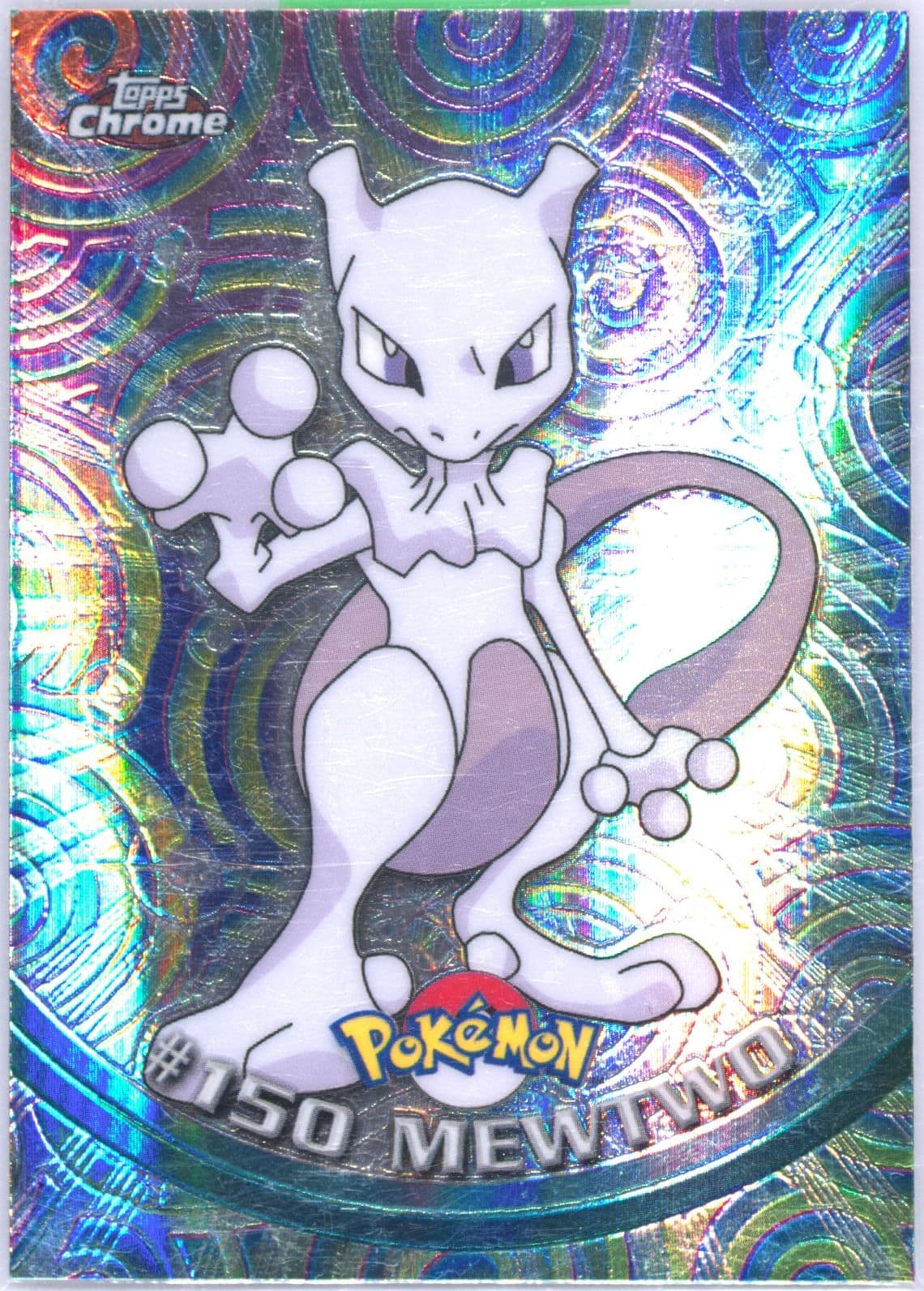 Mewtwo Spectra (150) 2000 Topps Chrome Pokemon T.V.