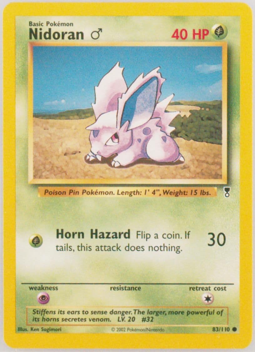 Nidoran (83) 2002 Pokemon Legendary Collection