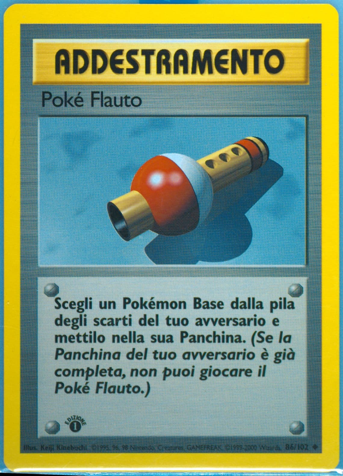 Poke Flauto 1st Edition-Italian (86) 2000 Pokemon Game