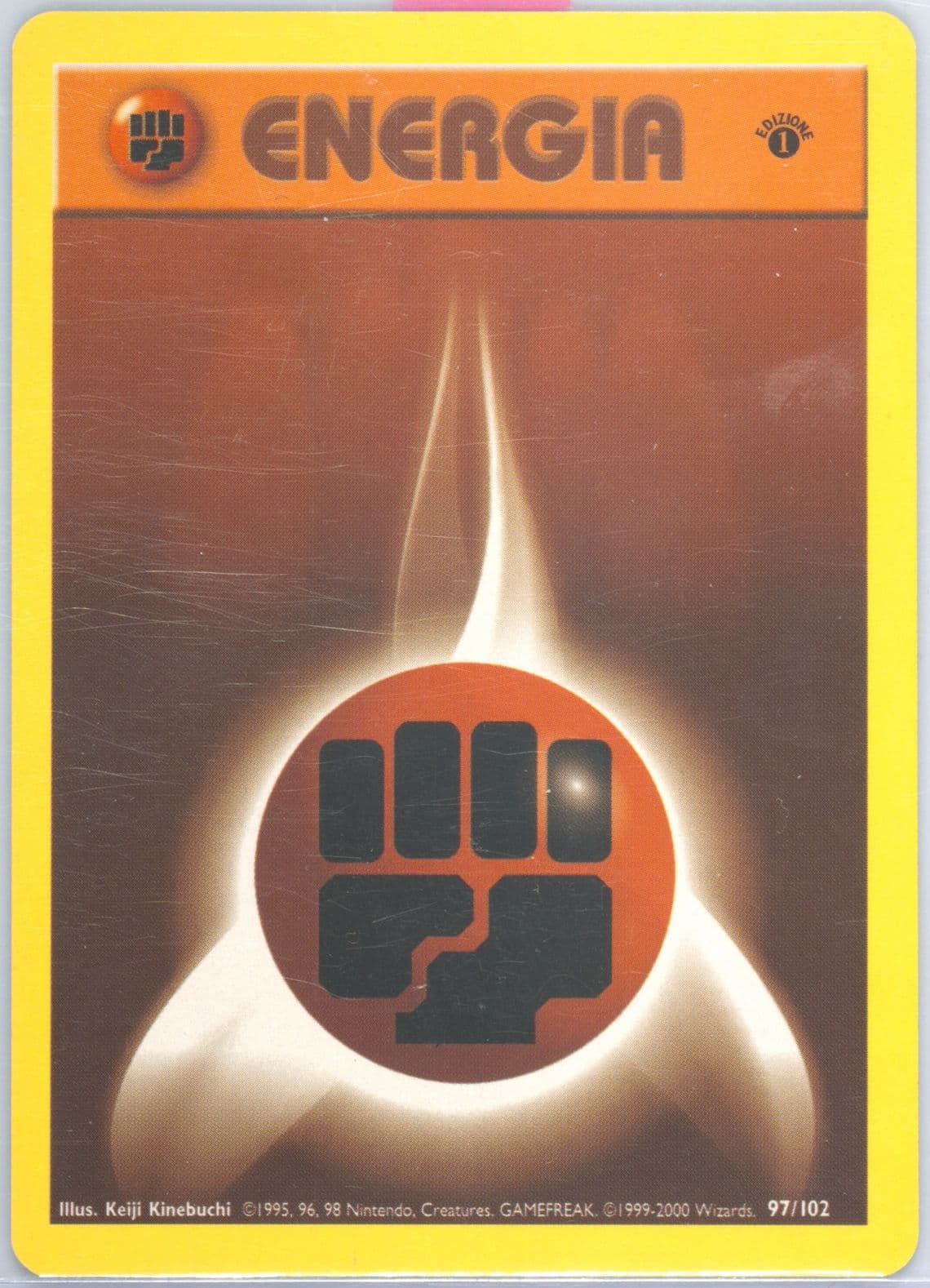 Fighting Energy 1st Edition-Italian (97) 2000 Pokemon Game