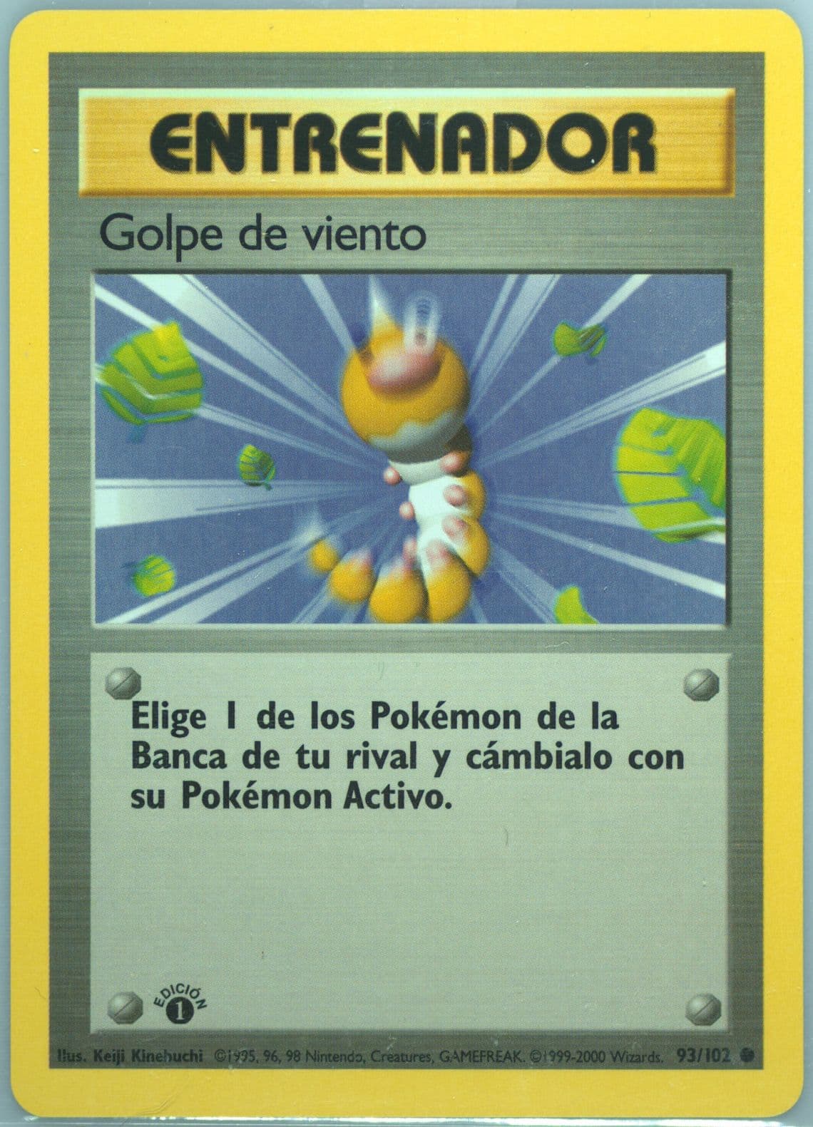 Golpe de Viento 1st Edition (93) 1999 Pokemon Spanish
