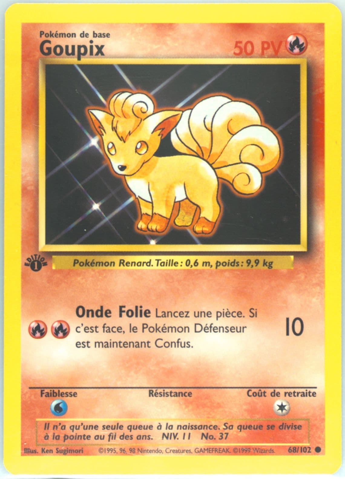 Goupix 1st Edition (68) 1999 Pokemon French