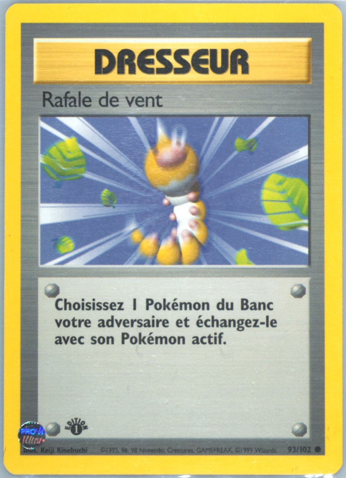 Rafale de Vent 1st Edition (93) 1999 Pokemon French