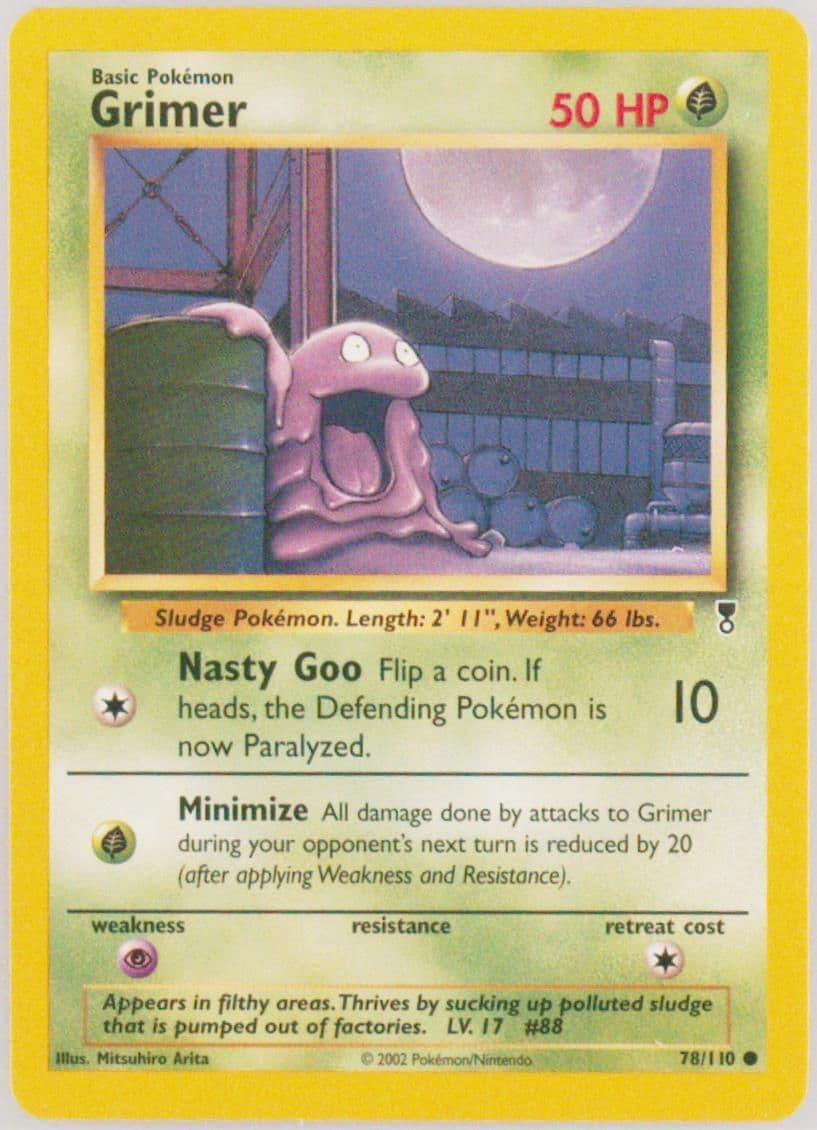 Grimer (78) 2002 Pokemon Legendary Collection