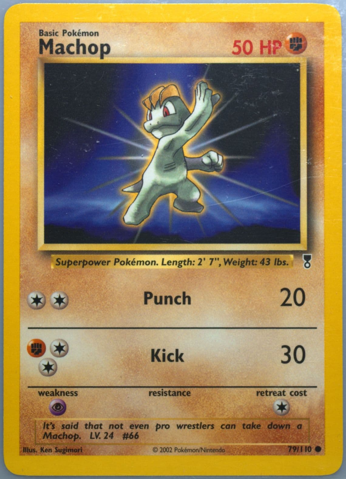 Machop (79) 2002 Pokemon Legendary Collection