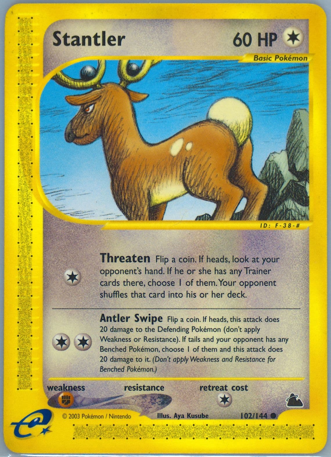 Stantler (102) 2003 Pokemon Skyridge