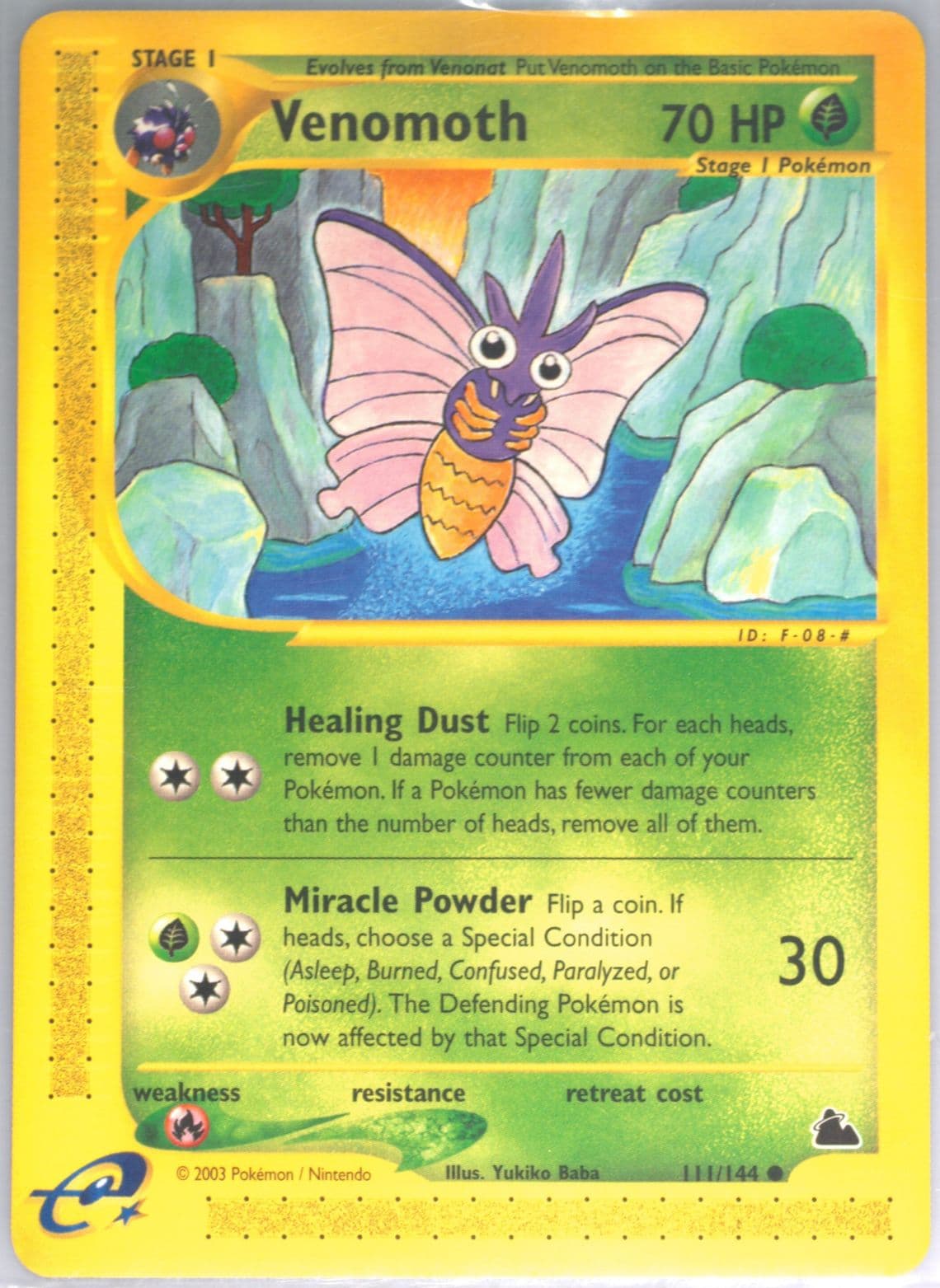 Venomoth (111) 2003 Pokemon Skyridge