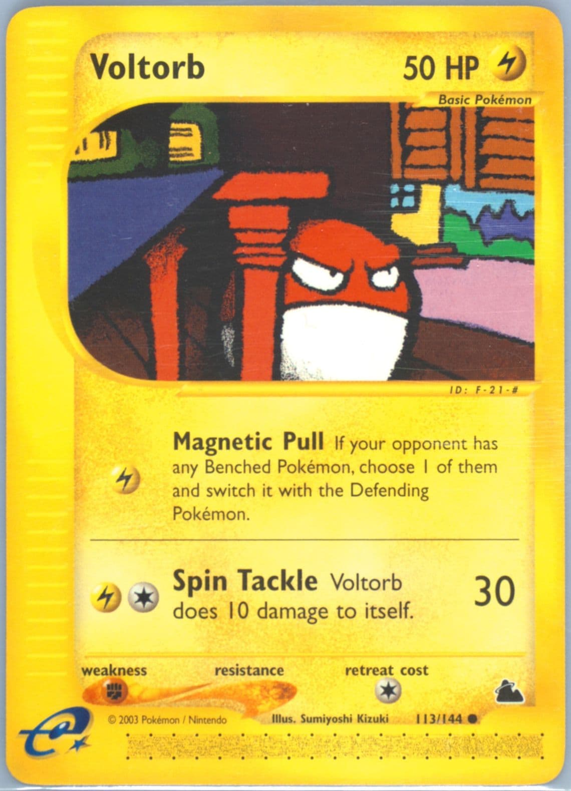 Voltorb (113) 2003 Pokemon Skyridge
