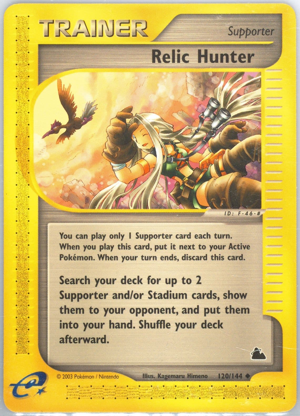 Relic Hunter (120) 2003 Pokemon Skyridge