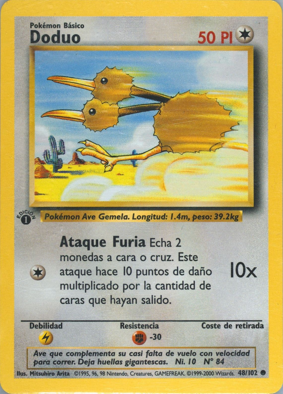 Doduo 1st Edition (48) 1999 Pokemon Spanish
