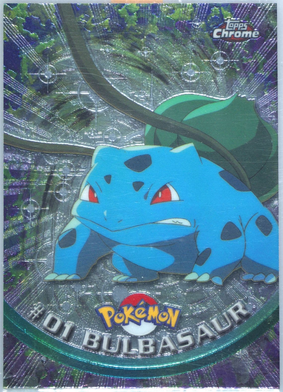 Bulbasaur (1) 2000 Topps Chrome Pokemon T.V.