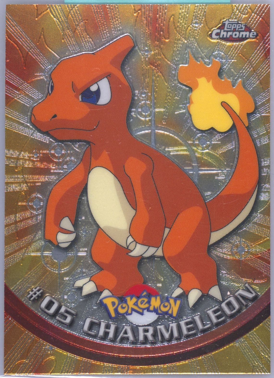 Charmeleon (5) 2000 Topps Chrome Pokemon T.V.