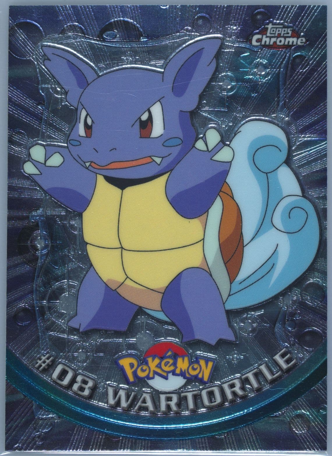 Wartortle (8) 2000 Topps Chrome Pokemon T.V.