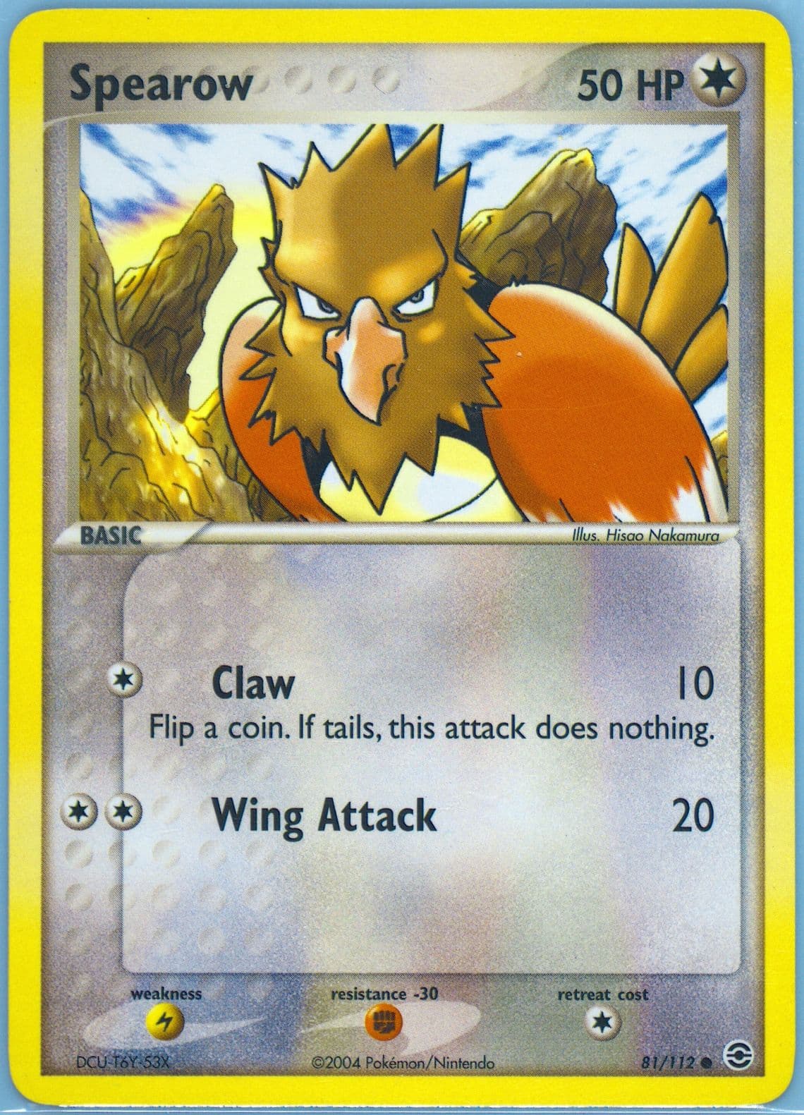 Spearow (81) 2004 Pokemon EX Fire Red & Leaf Green