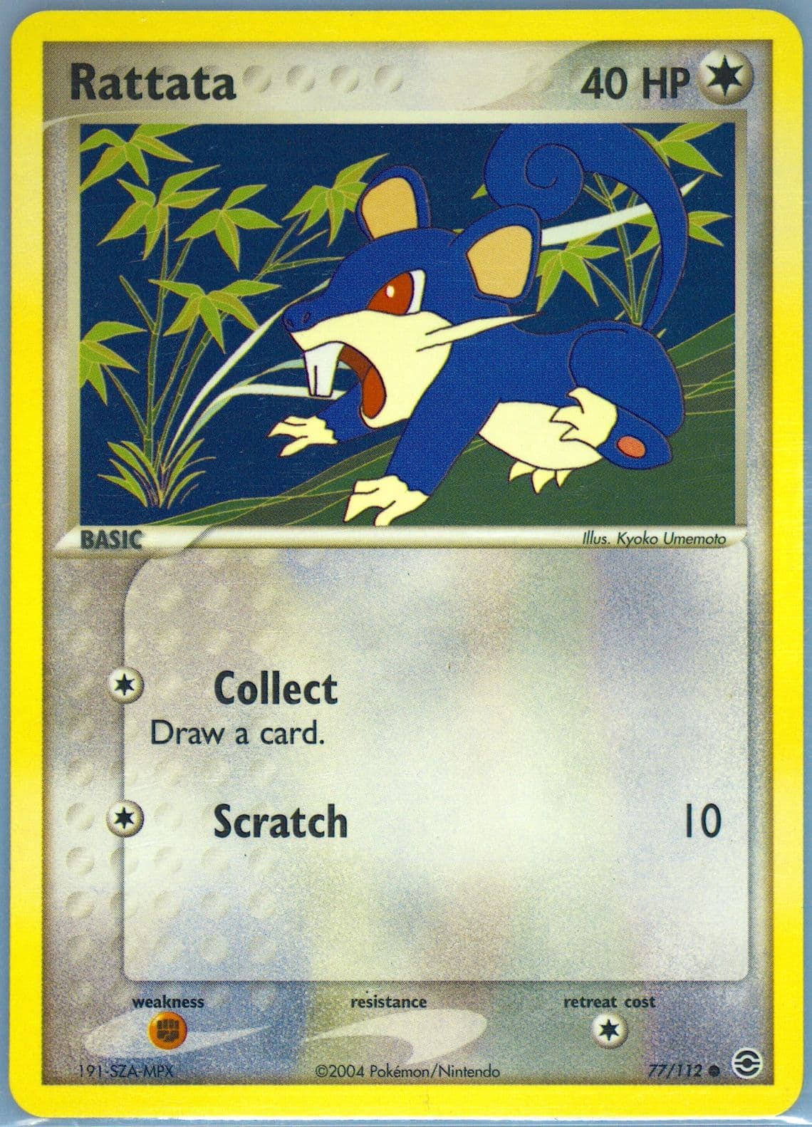 Rattata (77) 2004 Pokemon EX Fire Red & Leaf Green