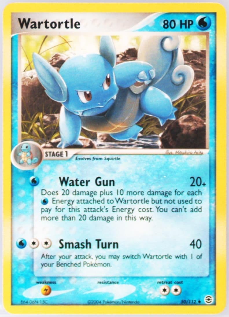 Wartortle (50) 2004 Pokemon EX Fire Red & Leaf Green