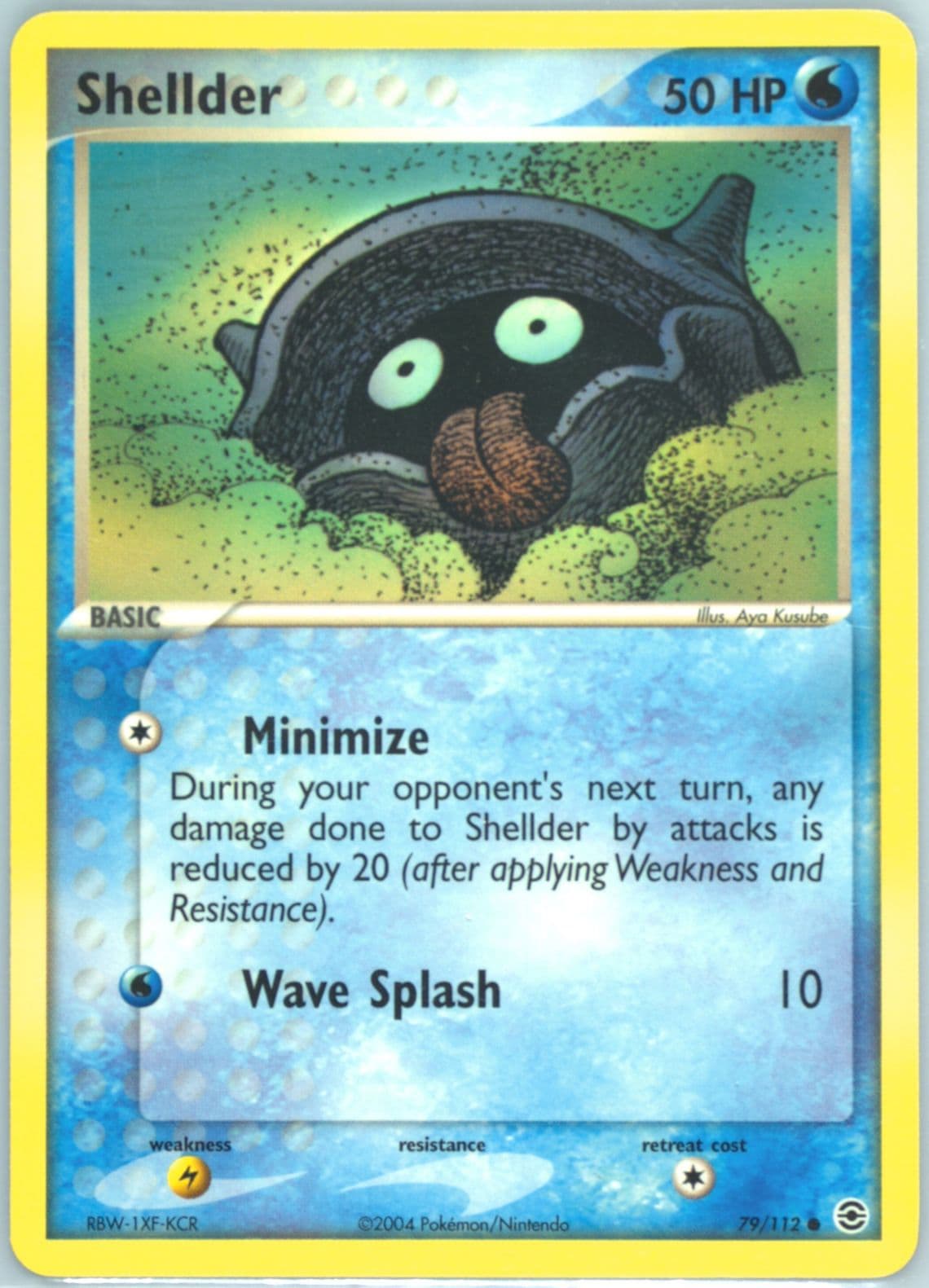 Shellder (79) 2004 Pokemon EX Fire Red & Leaf Green