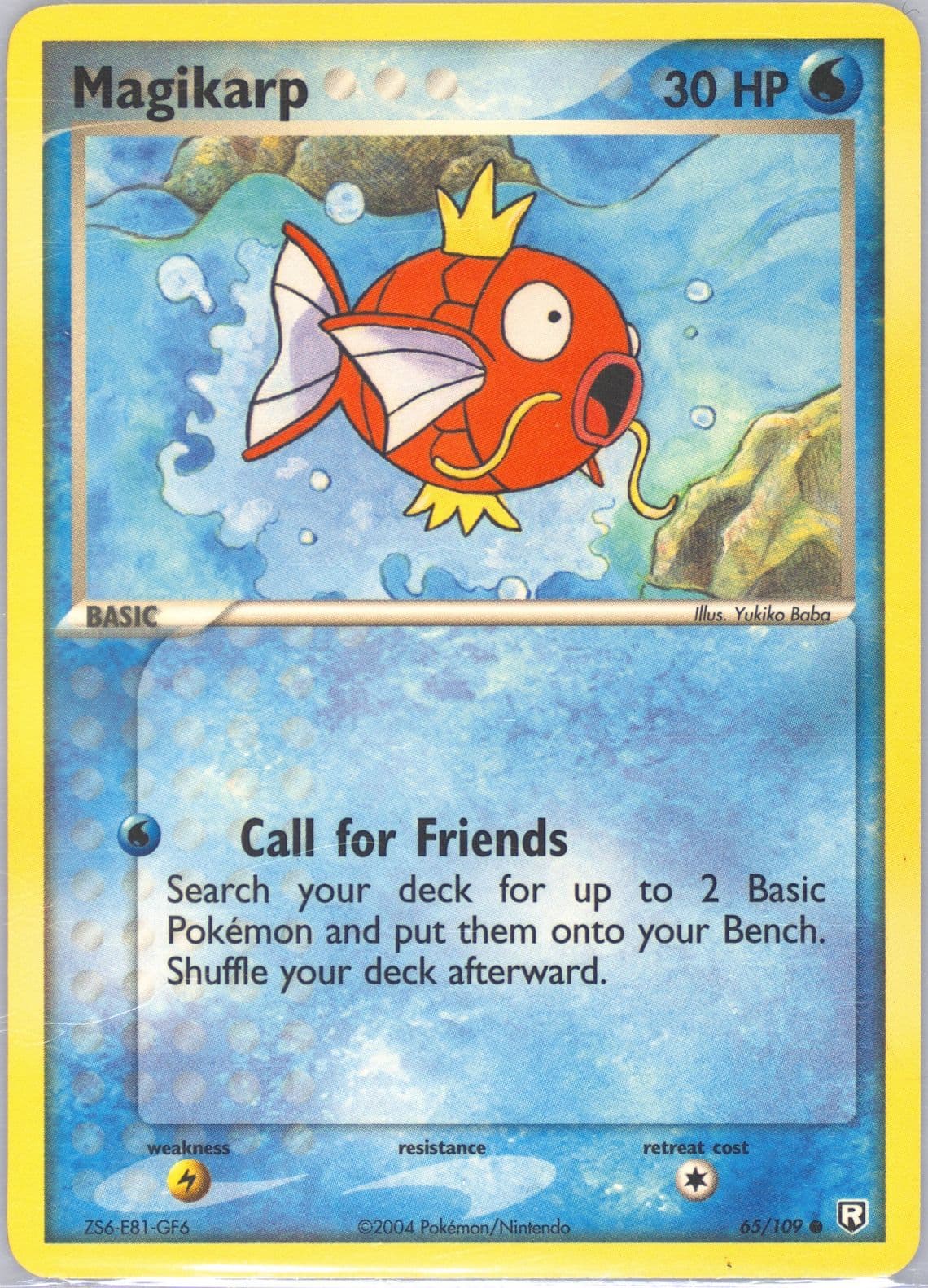 Magikarp (65) 2004 Pokemon EX Team Rocket Returns