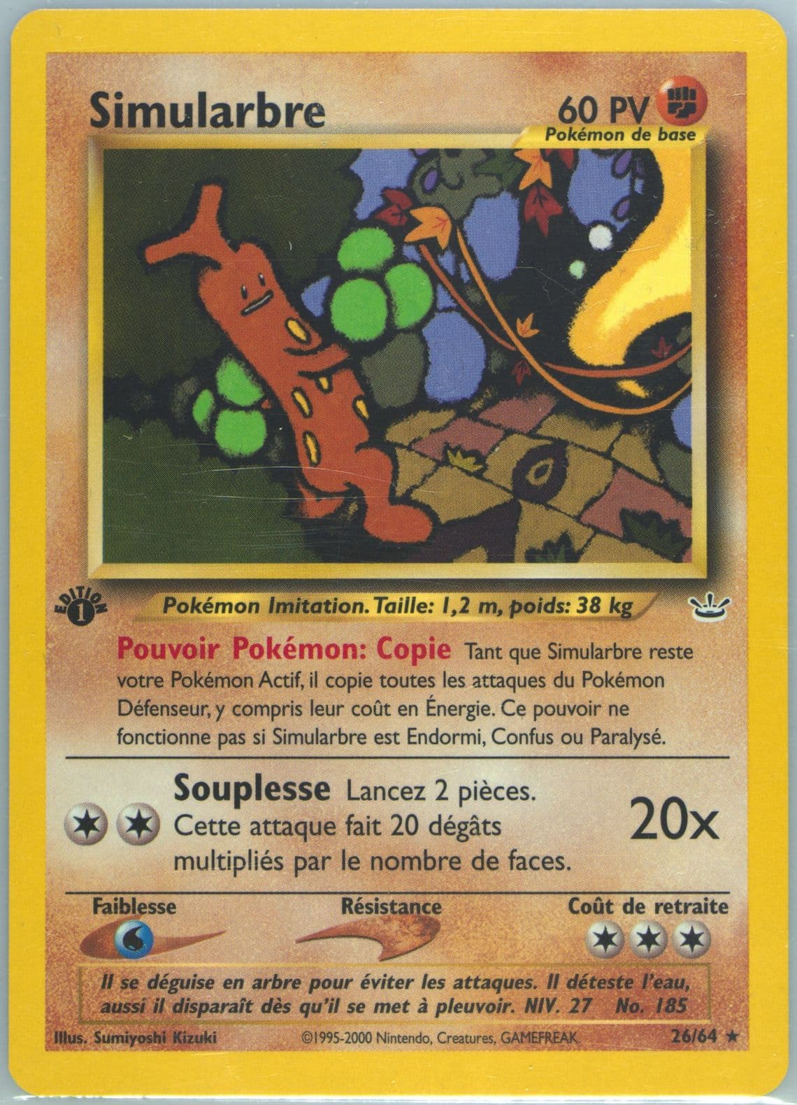 Simularbre 1st Edition (26) 2002 Pokemon French Neo Revelation