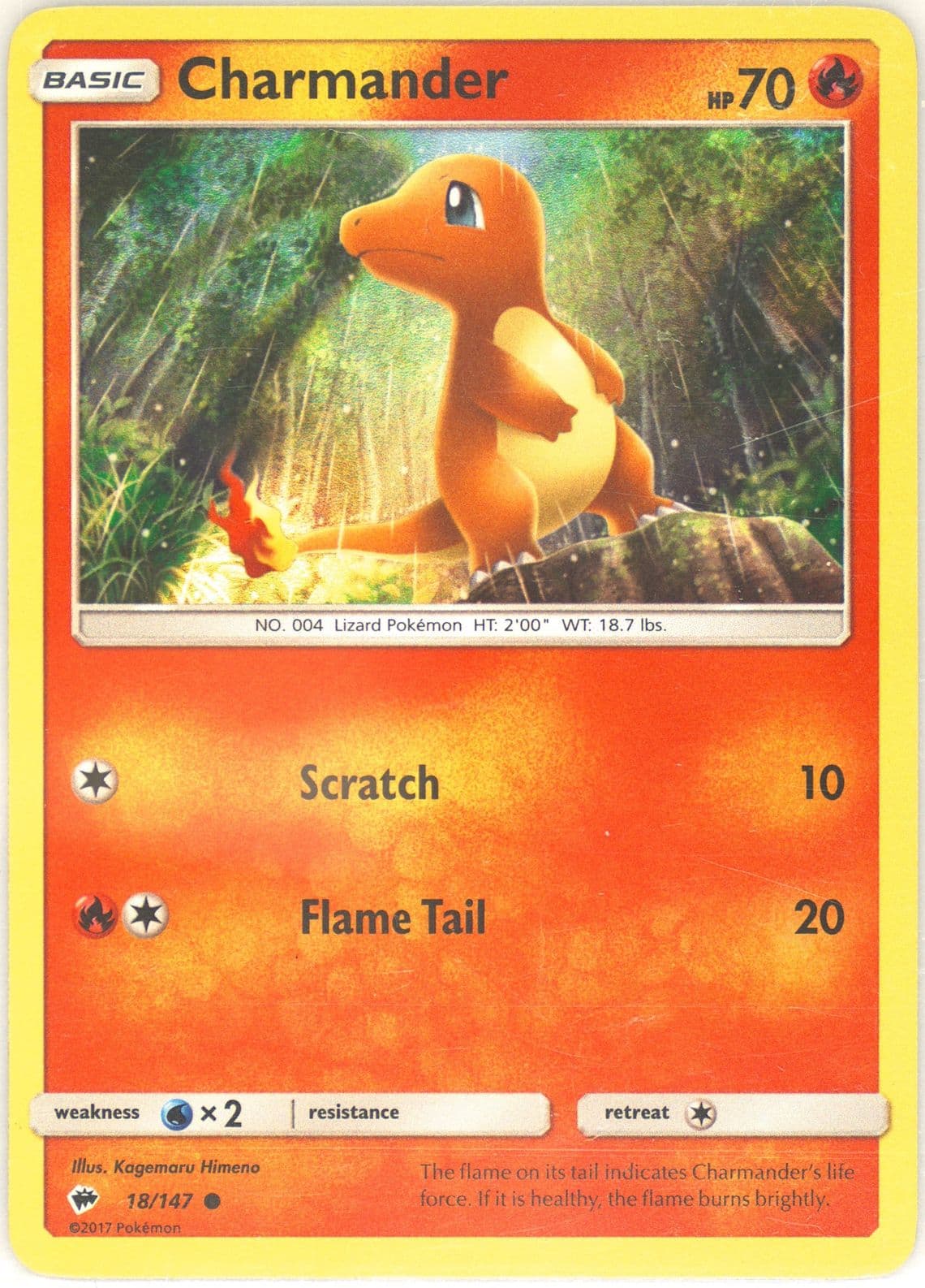 Charmander-Holo Charizard GX Premium Collection (18) 2017 Pokemon Sun & Moon Burning Shadows