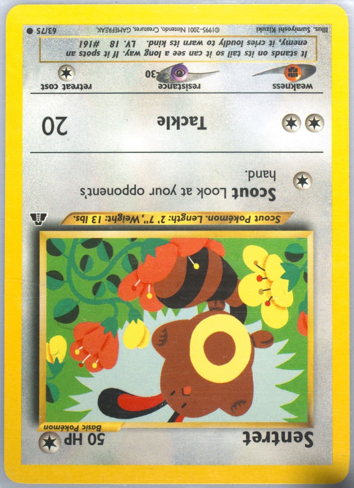 Sentret (63) 2001 Pokemon Neo Discovery