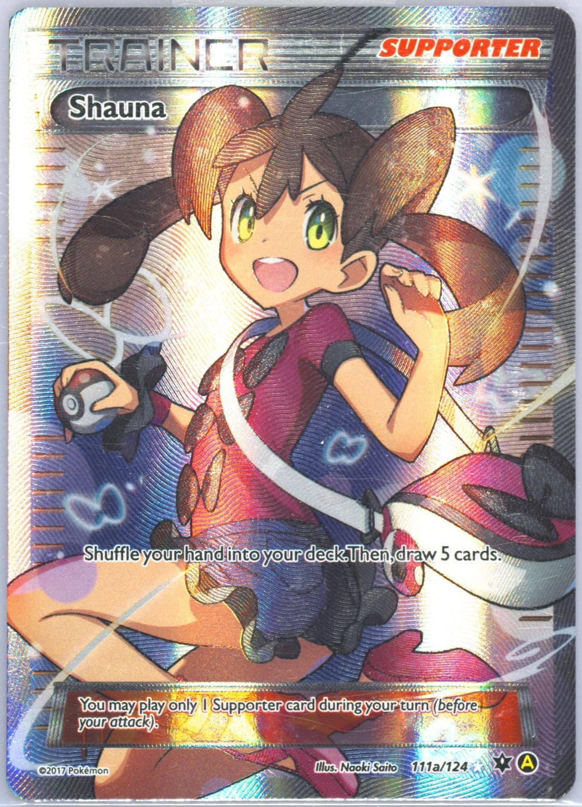 Full Art/Shauna (111a) 2017 Pokemon Premium Trainer XY Collection Promo
