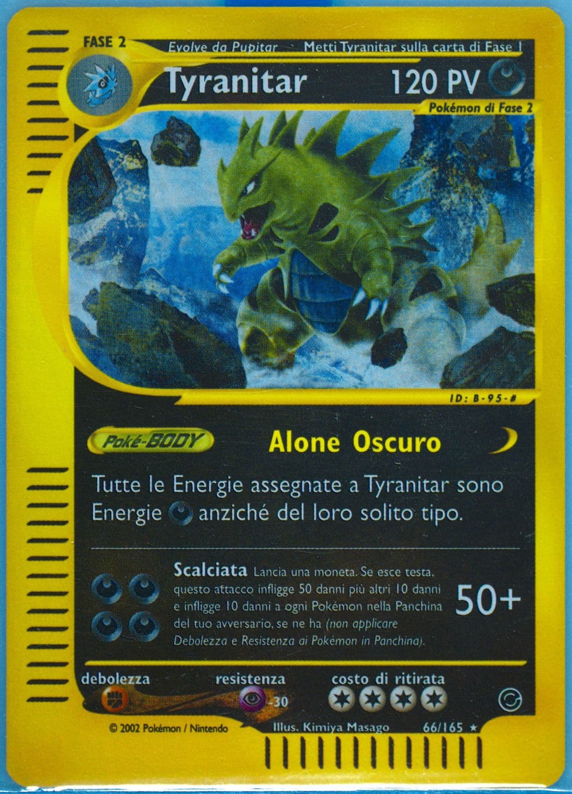 Tyranitar-Reverse Foil Italian (66) 2002 Pokemon Expedition