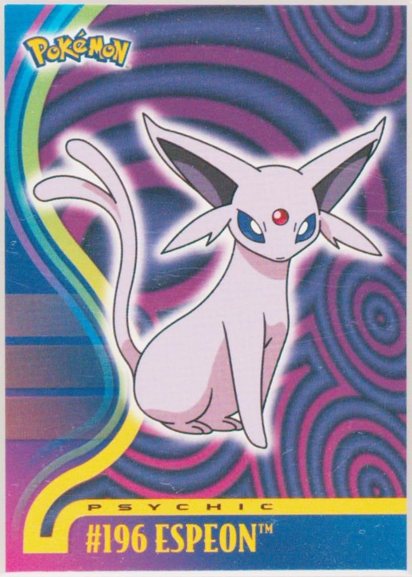 Espeon (196) 2001 Topps Pokemon Johto League Champions