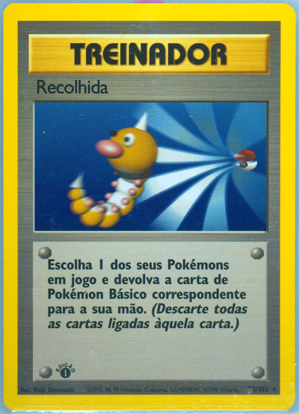 Recolhida 1st Edition (78) 1999 Pokemon Portuguese