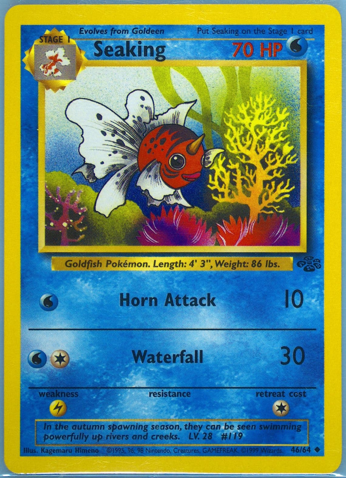 Seaking (46) 1999 Pokemon Jungle