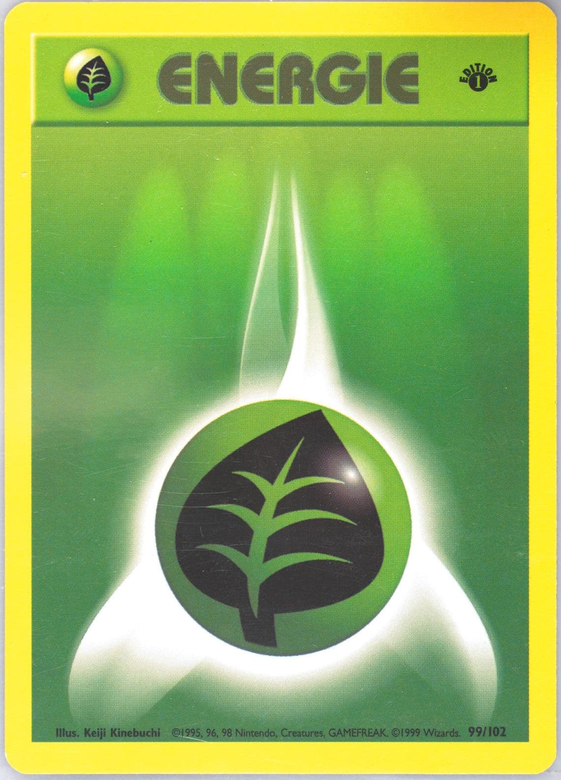 Pflanzen-Energie 1st Edition (99) 1999 Pokemon German