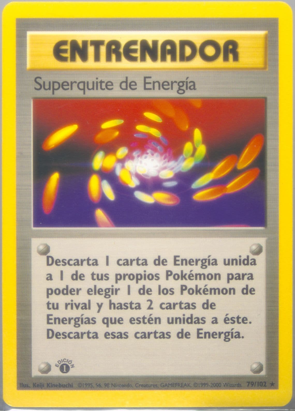 Superquite de Energia 1st Edition (79) 1999 Pokemon Spanish