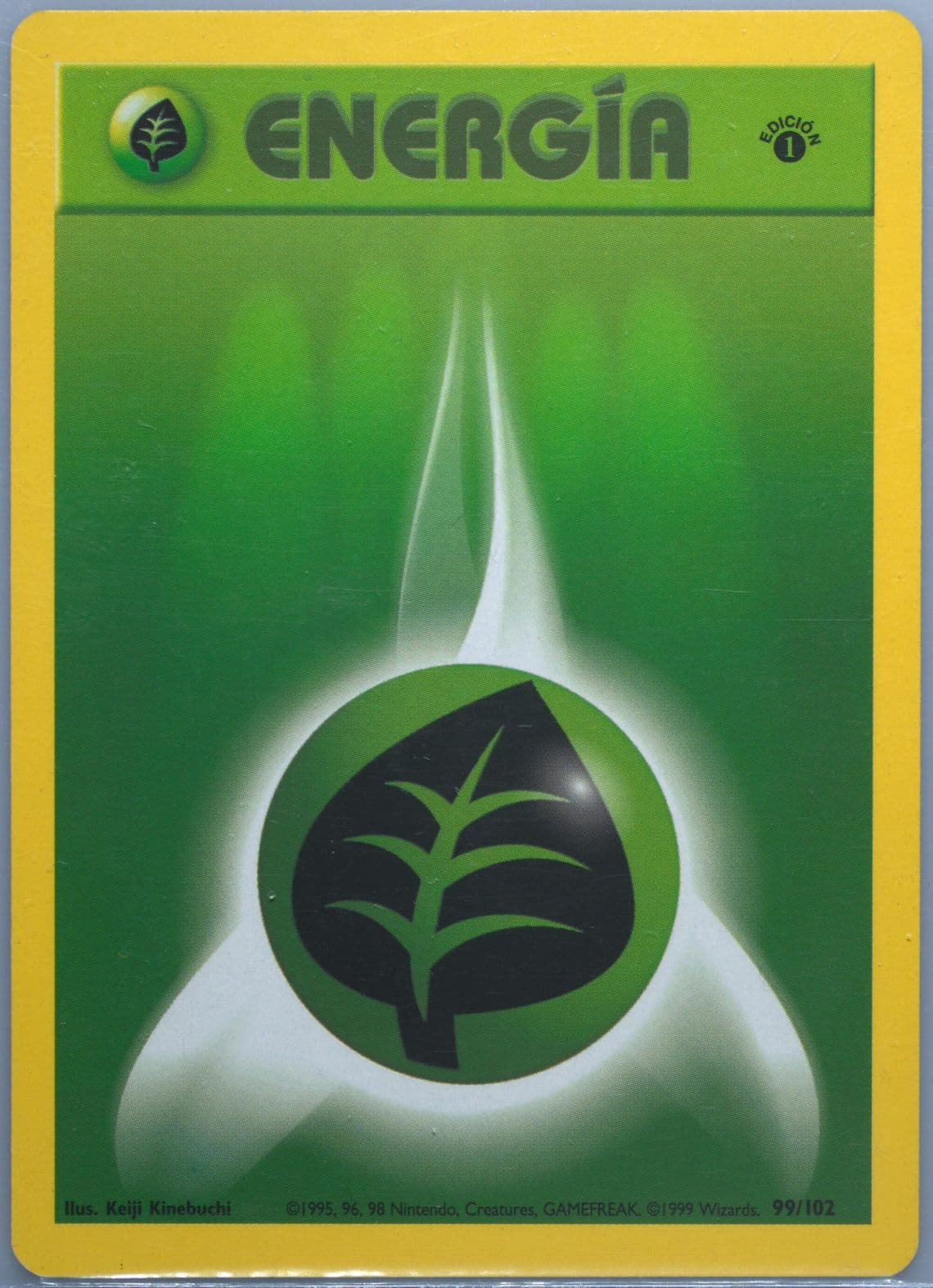 Energia Planta 1st Edition (99) 1999 Pokemon Spanish