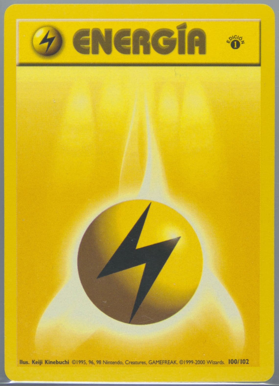 Energia Relampago 1st Edition (100) 1999 Pokemon Spanish