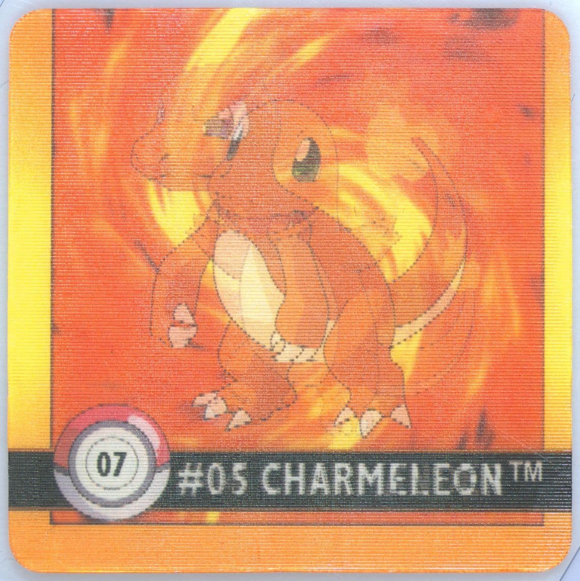 Charmander/Charmeleon (7) 1999 Pokemon Action Flipz Premier Edition
