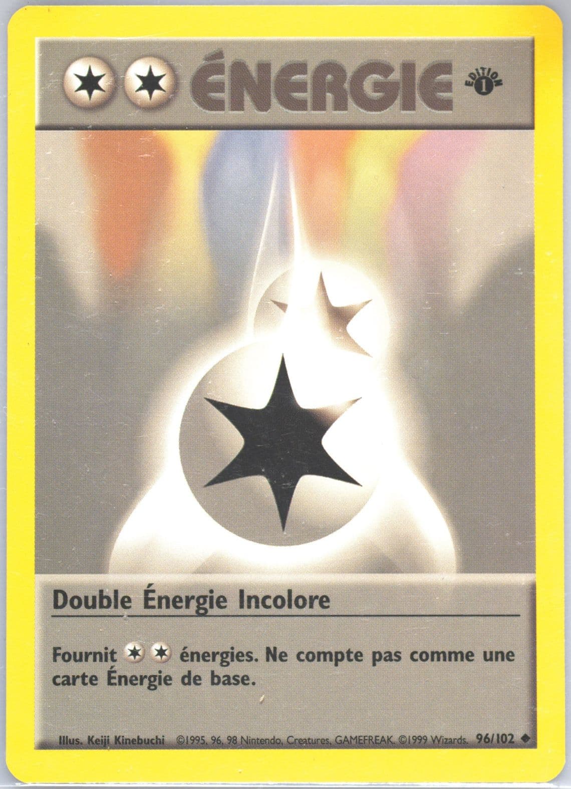 Double Energie Incolore 1st Edition (96) 1999 Pokemon French