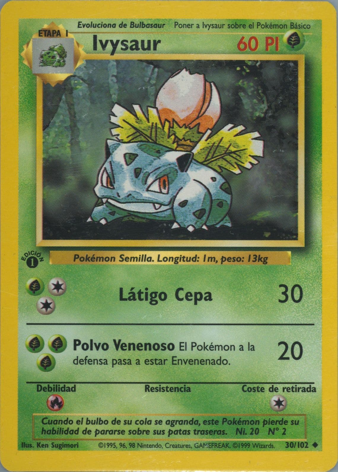 Ivysaur 1st Edition (30) 1999 Pokemon Spanish