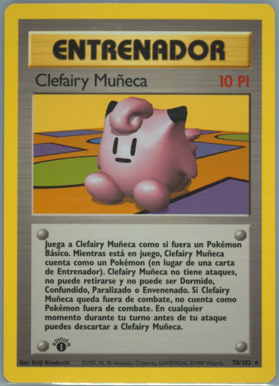Clefairy Muneca 1st Edition (70) 1999 Pokemon Spanish