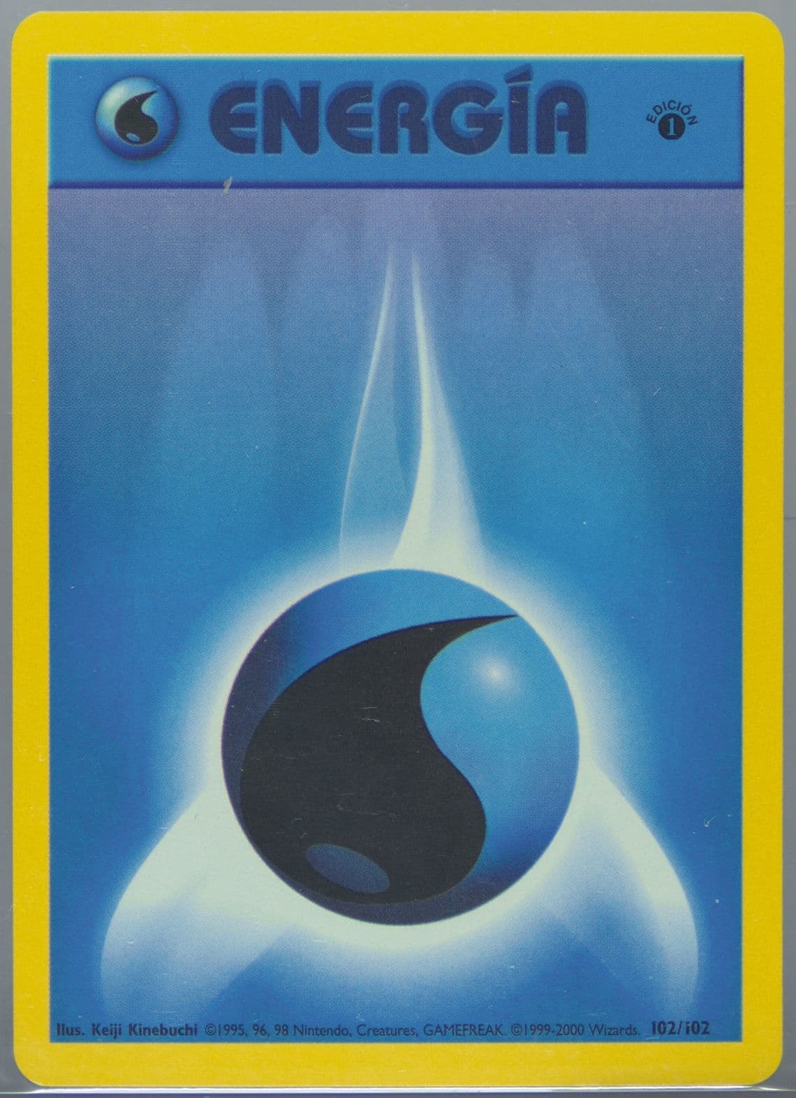 Energia Agua 1st Edition (102) 1999 Pokemon Spanish